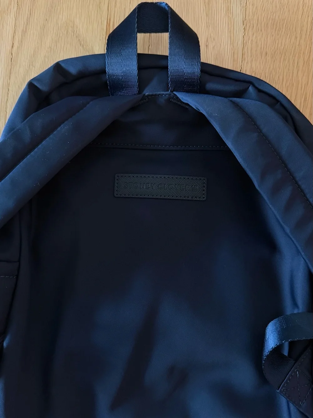 NWT Stoney Clover Lane Navy Mini Backpack with Gold Hardware